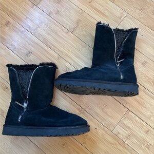 Ugg Black Sparkly Detail Boots